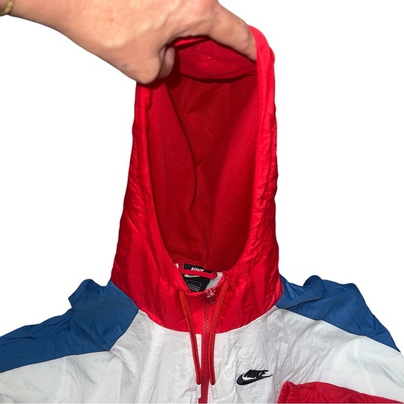 Nike Vintage Athletic Sportswear Wind Breaker Hooded - Picture 13 of 16